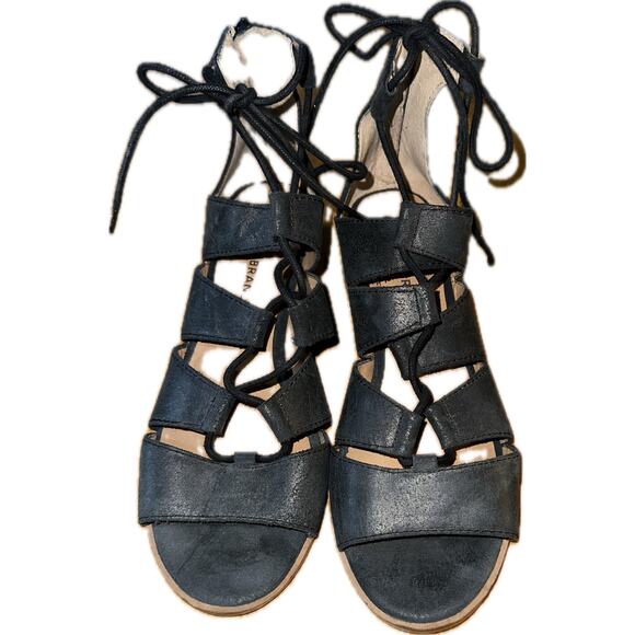 Lucky Brand Women's Black Gladiator Sandals Size‎ 8.5 Summer Casual - Picture 1 of 7